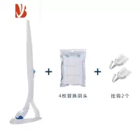 三维工匠马桶刷套装洗厕所刷子长柄可抛式替换头马桶刷