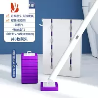 三维工匠马桶刷家用无死角挂墙式厕所刷子替换刷头即抛式卫生间器