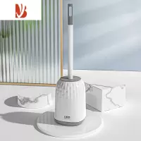 三维工匠无死角马桶刷家用洗厕所的刷子壁挂式卫生间蹲便套装座底清洁器