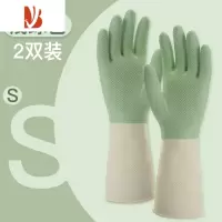 三维工匠厨房家务洗碗手套女橡胶防水耐用网红刷碗洗菜洗衣服家用清洁专用