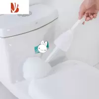 三维工匠卫生间软毛浴缸刷面盆刷挤水型马桶刷长柄清洁刷子酒店刷恭