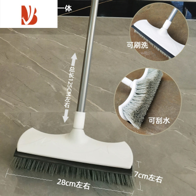 三维工匠长柄硬毛地刷清洁刷大号厨房卫生间浴室地板瓷砖刷子家用清洁工具