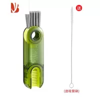 三维工匠杯刷杯盖缝隙清洁器多家用奶瓶盖凹槽三合一清洁刷子保温杯