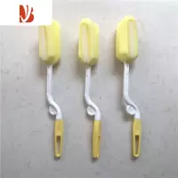三维工匠奶瓶刷婴儿洗奶瓶刷子清洗清洁刷海绵360度旋转长柄瓶刷洗杯刷3个