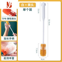 三维工匠杯刷长柄旋转硅胶无死角家用洗杯子器水杯去茶渍清洁刷子