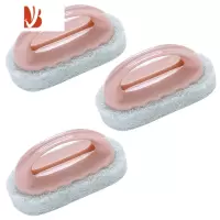 三维工匠带手柄清洁海绵擦厨房洗锅洗碗刷百洁布去污浴缸刷瓷砖刷子