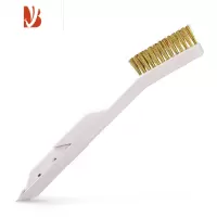 三维工匠煤气灶专用清洁刷油烟机水槽厨房灶台铁丝强力去污垢小钢刷子