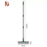 三维工匠地刷长柄浴室墙壁瓷砖清洁刷可伸缩厕所硬毛无死角卫生间地板刷