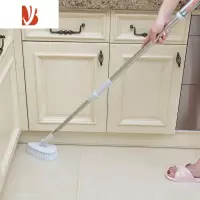三维工匠地板刷子浴缸卫生间硬毛瓷砖洗地地刷厕所角长柄大浴室清洁刷