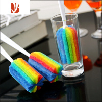 三维工匠加厚百洁布杯刷子长手柄加硬海绵水杯刷奶瓶刷子厨房洗杯刷器