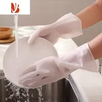 三维工匠洗碗手套女家用厨房耐用型加厚清洁器PVC家务洗衣服橡胶皮防水