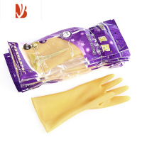 三维工匠加厚牛筋乳胶橡胶家务洗碗洗衣塑胶防水耐磨工业厨房酸碱手套耐用