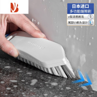 三维工匠三角地缝刷卫生间地板刷无死角浴室墙角缝隙厕所硬毛清洁刷子