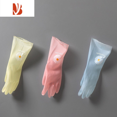三维工匠洗碗手套女厨房专用乳胶橡胶耐用刷碗洗衣服胶皮家务清洁防水家用