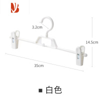 三维工匠日式家用可连挂裤夹子裤架JK裙子夹裙夹西裤衣柜收纳防皱衣架
