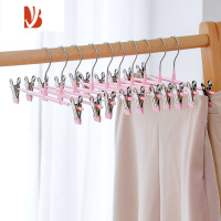三维工匠家用裤架裤夹防滑裙夹内衣夹jk衣架多夹子不锈钢强力裤挂