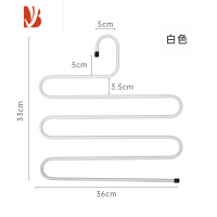 三维工匠多裤夹多层魔术裤挂S型金属裤架衣柜衣橱裤子收纳整理晾晒架