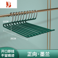 三维工匠鹅型裤架挂裤子专用衣架家用不锈钢晾晒裤挂Z字裤夹衣柜收纳