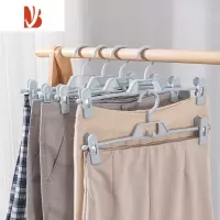 三维工匠裤夹子家用挂裤子专用晾裙夹子晒衣架jk多叠挂收纳裤挂架