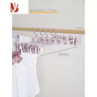 三维工匠裤架裤夹多家用衣柜jk裙夹收纳器防滑晾晒挂衣裤子衣架