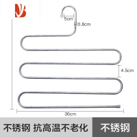 三维工匠魔术裤架裤子收纳器裤夹子家用衣架多裤子架裤挂