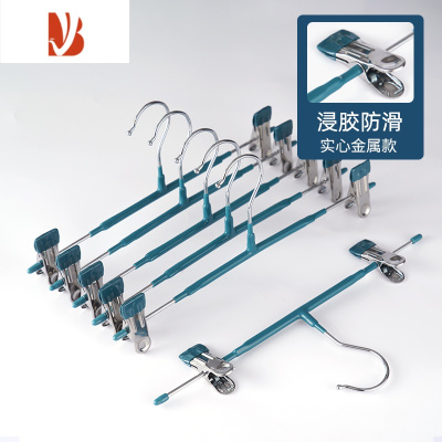 三维工匠裤架裤夹内衣专用jk裙夹强力晒晾家用衣柜挂钩带夹子收纳器