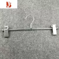 三维工匠加粗铁裤夹金属圆管裤架裤夹防滑强力裤子挂挂可伸缩夹子