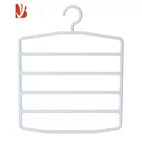 三维工匠多层多魔术裤架裤夹塑料衣柜挂裤子衣架裤挂家用收纳器