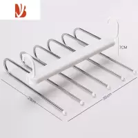 三维工匠魔术裤架裤子收纳器裤夹多折叠衣架专用不锈钢多层家用挂架