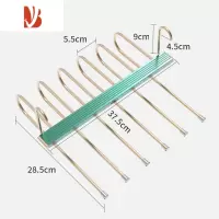 三维工匠裤架折叠多多层裤子衣架家用魔术裤夹衣柜收纳器裤挂架