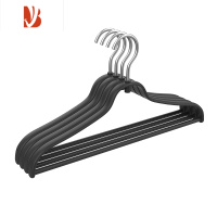 三维工匠铝钩衣架防滑晒衣服带夹挂钩家用衣撑衣挂衣架子晒衣架