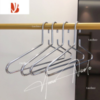 三维工匠银色金属加粗衣架家纺夏被布艺展示架服装店衣帽间衣橱家用晾衣挂