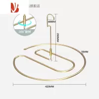 三维工匠晒被子器螺旋式铝合金家用阳台大圆形旋转晾晒床单被罩衣架