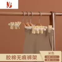 三维工匠实木衣架防滑家用挂衣防肩角衣柜收纳木质衣撑服装店衣服架子
