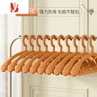 三维工匠衣架家用挂衣防肩角防滑晾晒衣服架子100个防风收纳宽肩衣撑