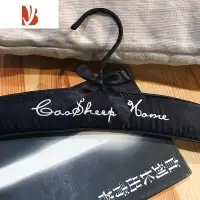 三维工匠黑白分明|自制绸缎海绵衣架 不起包 欧式婚礼婚纱成人衣撑