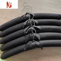 三维工匠帆布衣架包布衣挂海绵衣服挂加厚婚纱家用衣服撑子防滑衣撑