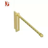 三维工匠阳台晾衣架卧室家用器凉晒窗户外护栏防盗网台伸缩杆落地挂衣架