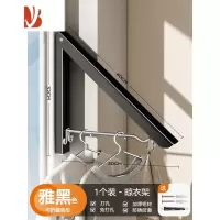 三维工匠免打孔隐形晾衣架晾衣杆伸缩窗户阳台收缩飘窗浴室器室内壁挂式