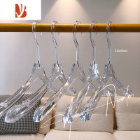 三维工匠透明水晶衣架高颜值亚克力衣架轻奢服装店衣帽间衣橱婚纱
