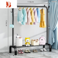 三维工匠晾衣架落地家用折叠卧室内挂衣服架子衣帽架阳台学生宿舍简易晒架