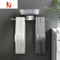 三维工匠双庆衣架收纳器壁挂式免打孔阳台整理架不锈钢衣架挂钩收纳架子