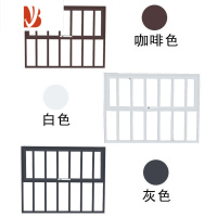 三维工匠阳台窗户铝合金防护栏安全折叠晾衣架多可开启儿童防护栏防盗