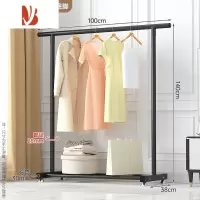 三维工匠晾衣架落地折叠室内阳台晾衣杆家用卧室挂衣架简易衣服架子晒衣架