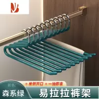 三维工匠家用晾晒鹅型裤架挂裤子衣架裤夹防滑Z字衣柜内置2型收纳器