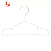 三维工匠无印儿童铝衣架良品铝制太空铝合金属衣服裤架挂不锈防滑简约10支