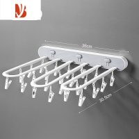 三维工匠阳台晾衣服器卡扣式晒鞋架窗户窗台栏杆挂衣架窗外小型晾晒架子