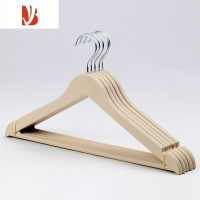 三维工匠纯色塑料衣架服装店成人衣挂全新素色干湿两用家用衣架防滑