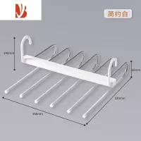 三维工匠折叠衣架挂衣家用裤架多魔术防滑裤挂架裤夹衣柜裤子收纳