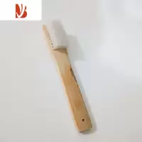三维工匠竹把硬毛洗鞋刷老式长柄竹子家用洗衣刷6*10刷8*15干洗店专用